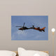 F-16 Falcon and Ah-64 Wall Decal