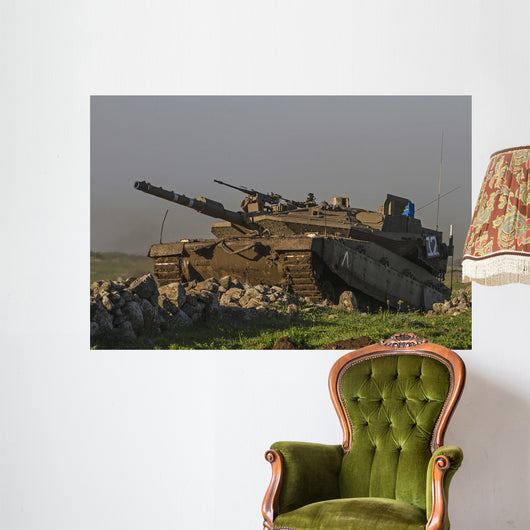 Israel Defense Force Merkava Wall Decal Design 27