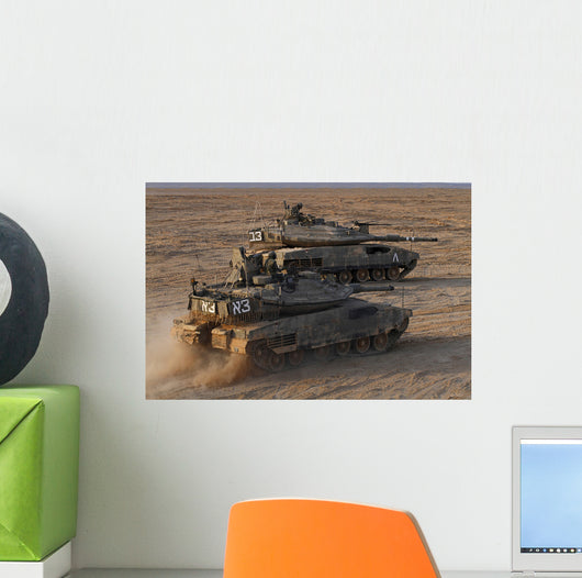 Pair Israel Defense Force Wall Decal Design 3