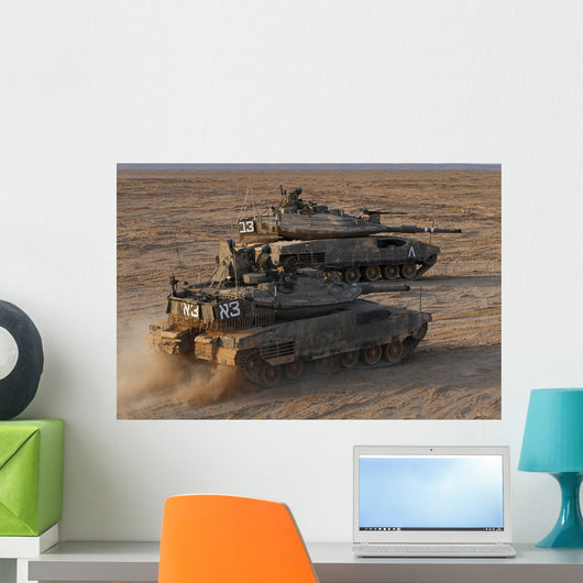 Pair Israel Defense Force Wall Decal Design 3