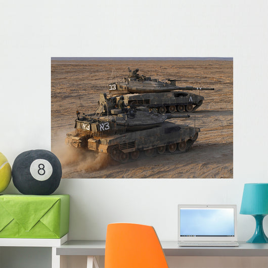 Pair Israel Defense Force Wall Decal Design 3