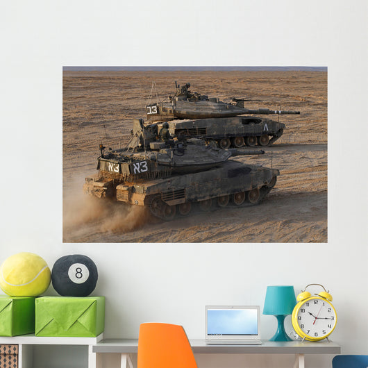 Pair Israel Defense Force Wall Decal Design 3