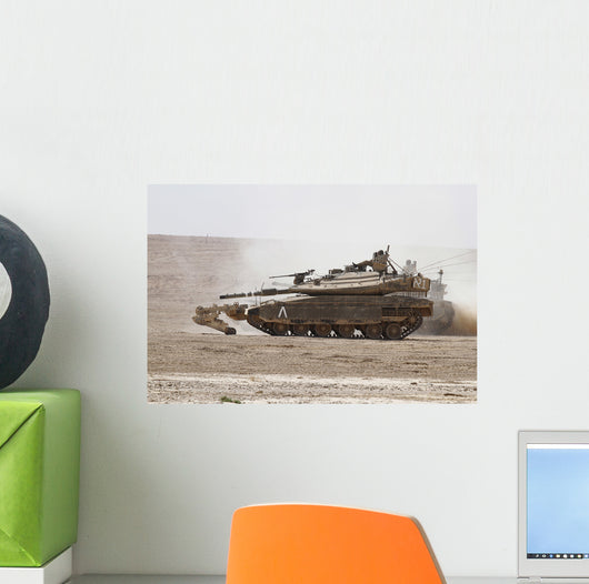 Israel Defense Force Merkava Wall Decal Design 24