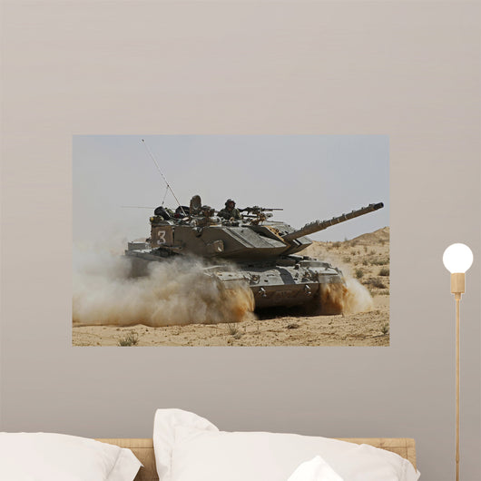 Israel Defense Force Magach Wall Decal Design 11