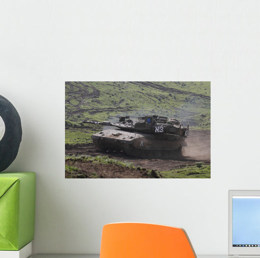 Israel Defense Force Merkava Wall Decal Design 22