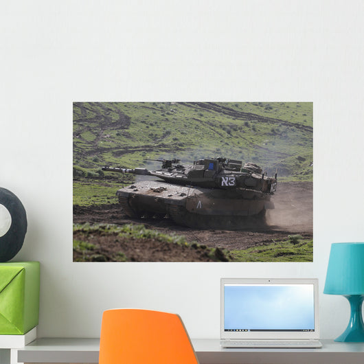 Israel Defense Force Merkava Wall Decal Design 22