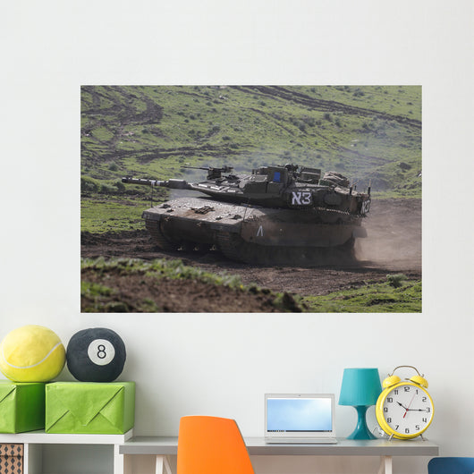 Israel Defense Force Merkava Wall Decal Design 22