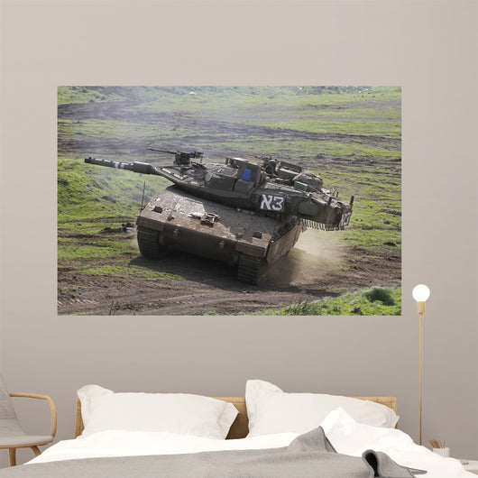 Israel Defense Force Merkava Wall Decal Design 21