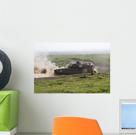 Israel Defense Force Merkava Wall Decal Design 20