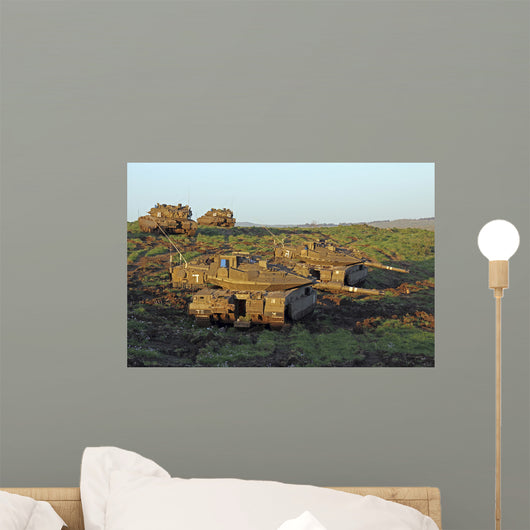 Israel Defense Force Merkava Wall Decal Design 11
