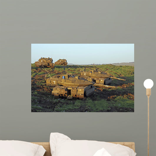 Israel Defense Force Merkava Wall Decal Design 11