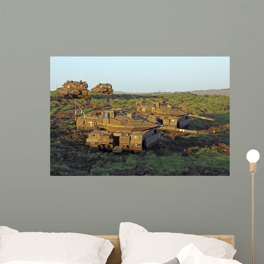 Israel Defense Force Merkava Wall Decal Design 11