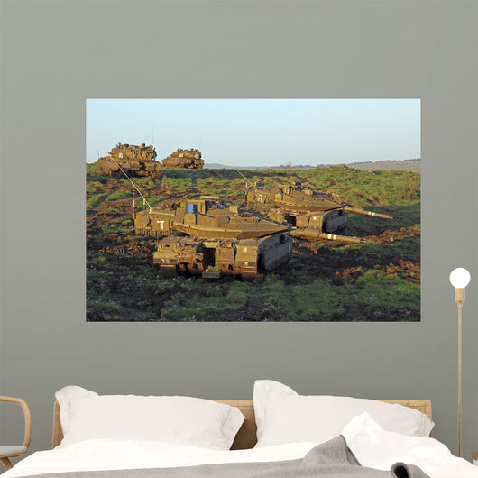 Israel Defense Force Merkava Wall Decal Design 11