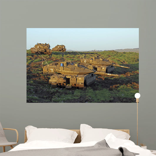 Israel Defense Force Merkava Wall Decal Design 11
