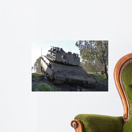Israel Defense Force Merkava Wall Decal Design 9