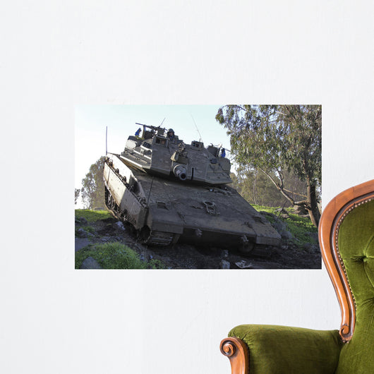 Israel Defense Force Merkava Wall Decal Design 9