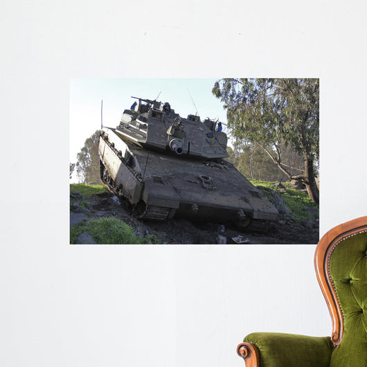 Israel Defense Force Merkava Wall Decal Design 9