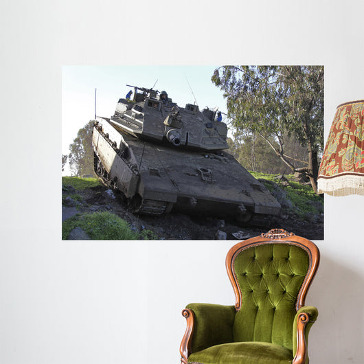 Israel Defense Force Merkava Wall Decal Design 9