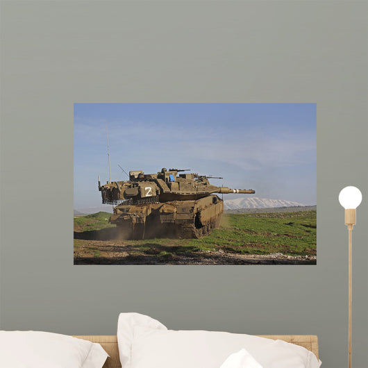 Israel Defense Force Merkava Wall Decal Design 6