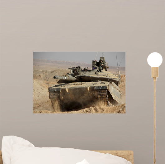 Israel Defense Force Merkava Wall Decal Design 4