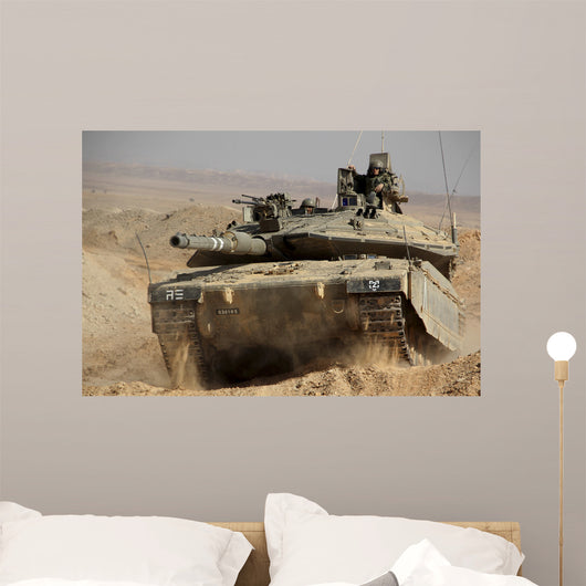 Israel Defense Force Merkava Wall Decal Design 4