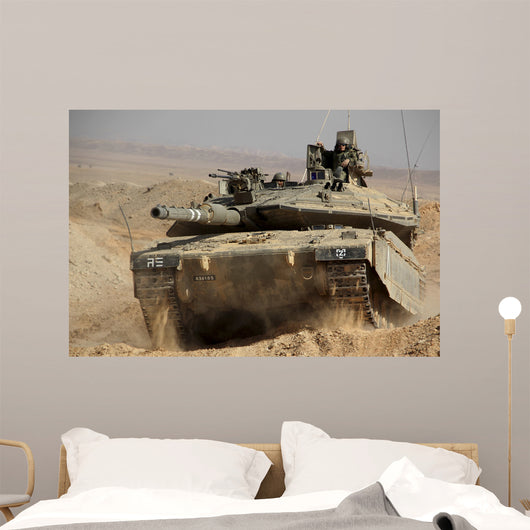 Israel Defense Force Merkava Wall Decal Design 4