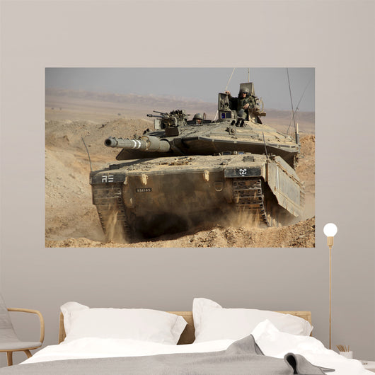 Israel Defense Force Merkava Wall Decal Design 4