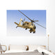 Ah-64a Peten Attack Helicopter Wall Decal Design 3