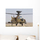 Ah-64d Saraf Attack Helicopter Wall Decal