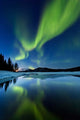 Aurora Borealis over Sandvannet Wall Decal Design 2