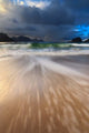 Waves Washing Back to Wall Decal
