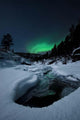 Aurora Borealis over Tennevik Wall Decal