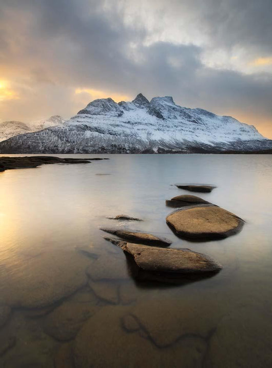 Novatinden Mountain and Skoddeberg Wall Decal