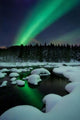 Aurora Borealis over Tennevik Wall Decal