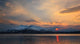 Midnight Sun over Tjeldsundet Wall Decal
