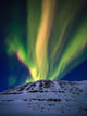Aurora Borealis over Toviktinden Wall Decal