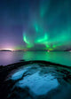 Aurora Borealis over Vagsfjorden Wall Decal