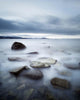 Long Exposure Scene Rocks Wall Decal