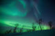 Northern Lights Arctic Wilderness Wall Decal Design 2