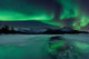 Reflected Aurora over Frozen Wall Decal Design 1