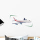 Passenger Jet Side Wall Decal