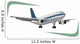 Passenger Jet Wall Decal