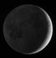 Moon with Earthshine Wall Decal