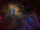 Sharpless 2-132 Emission Nebula Wall Decal Design 1