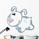 Cute Baby White Cartoon Wall Decal