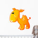 Cute Baby Yellow and Tan Cartoon Camel Wall Decal