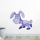 Cute Grey Cartoon Donkey Wall Decal