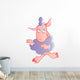 Cute Pink and Purple Wall Decal