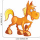 Cute Yellow and Orange Wall Decal