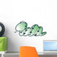 Green Snake with Spots Wall Decal
